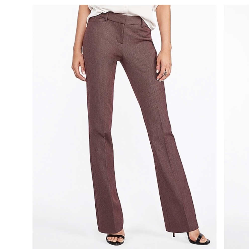 Express Barely Boot Columnist Dress Pants